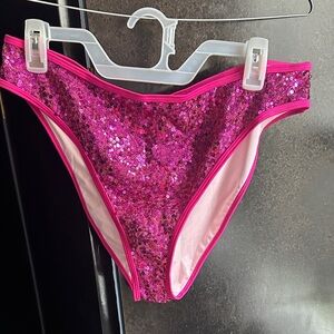 Sparkly Pink Swim Bottoms